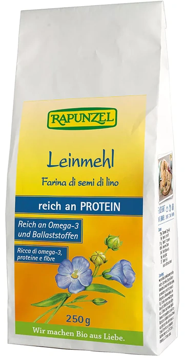 Rapunzel mouka lněná jemně mletá 250g BIO