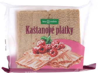 bio*nebio Plátky křupavé s kaštany 100 g BIO