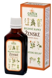 Grešík Bylinné kapky Ženské 50ml