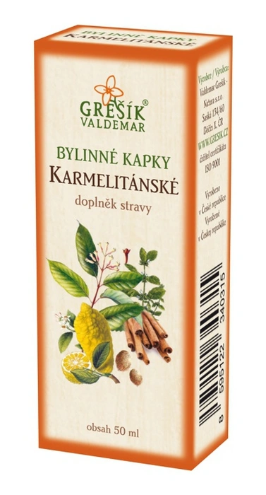 Grešík Bylinné kapky Karmelitánské 50ml