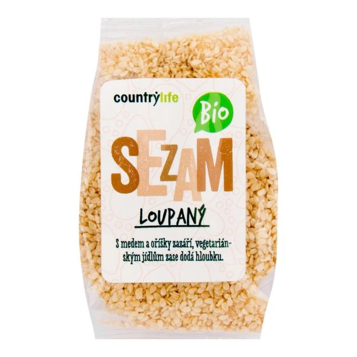 Country Life Sezam loupaný 100 g BIO