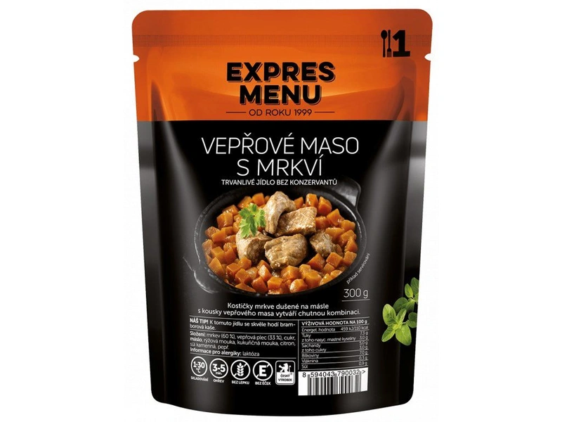 Expres Menu Vepřové s mrkví 300 g