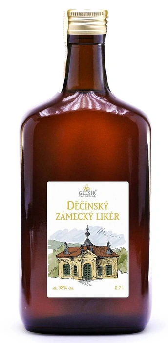 Grešík Děčínský zámecký likér 0,7 l