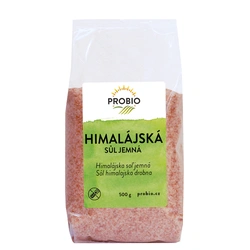 PROBIO Sůl Himalájská růžová jemná 500g