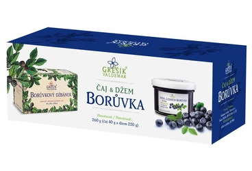 Grešík Čaj & Džem Borůvka 260g