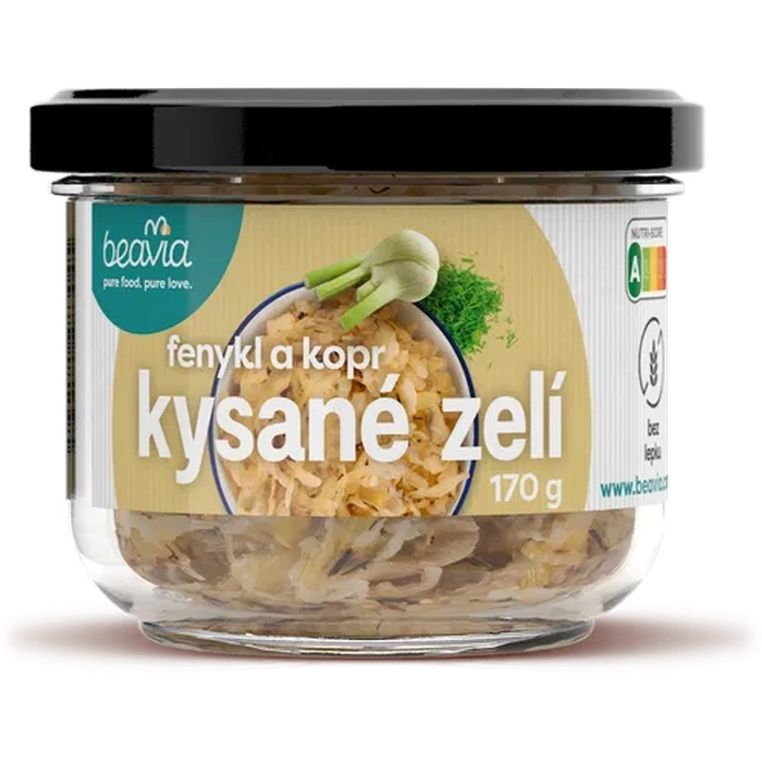 Beavia Kysané bílé zelí s fenyklem a koprem 170 g