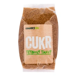 Country Life Cukr třtinový tmavý 500 g