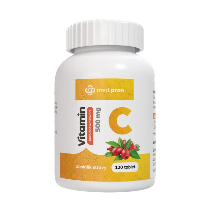 medipron Vitamin C 500 mg se šípky 120 tablet