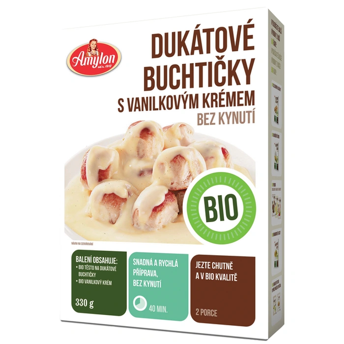 Amylon Dukátové buchtičky s vanilkovým krémem 330 g BIO