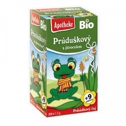 Apotheke Pohádkový čaj Bio Průduškový s jitrocelem 20x1,5g