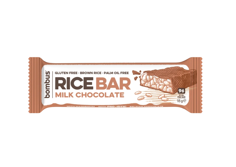 Bombus Rice Bar Milk chocolate 18 g