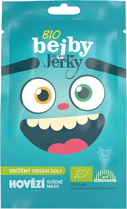 Jihočeské Jerky Hovězí bejby 20 g BIO