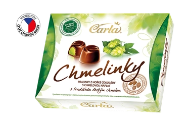 Carla Chmelinky 130 g - hořké pralinky plněné chmelem