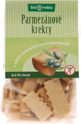 bio*nebio Parmezánové krekry s extra panenským olivovým olejem 130 g BIO