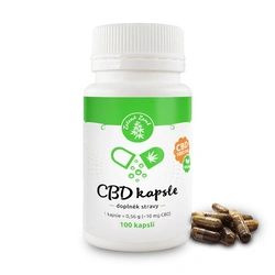 Zelená Země CBD Kapsle 100 ks (1000 mg CBD)