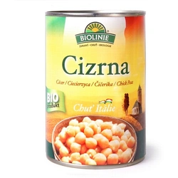 Biolinie Cizrna sterilovaná 400 g BIO