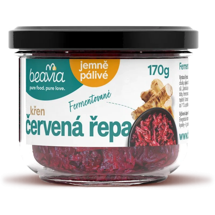 Beavia Červená řepa fermentovaná s křenem 170 g