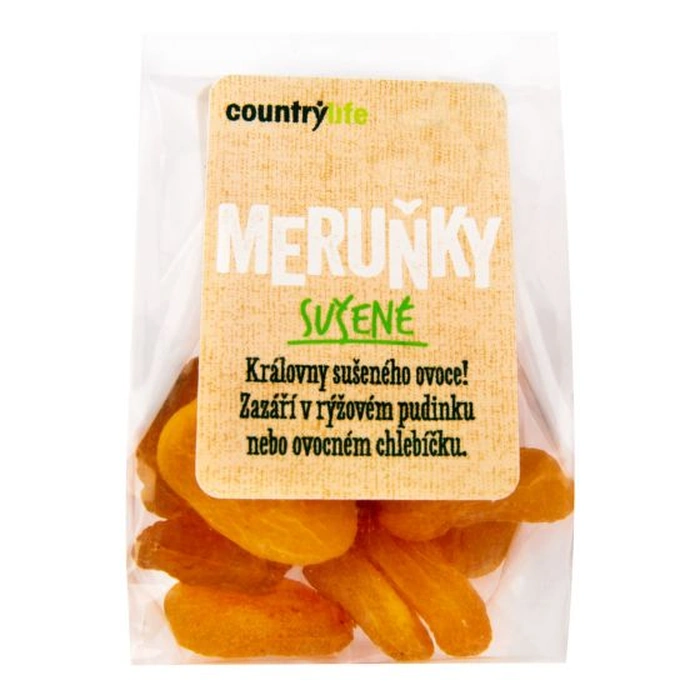 Country Life Meruňky sušené sířené 100g