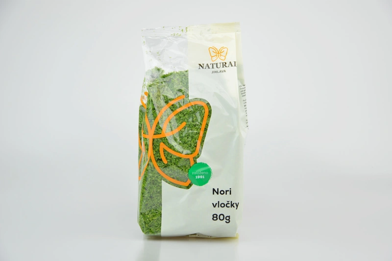 Natural Jihlava Mořské řasy Nori vločky 80 g