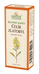 Grešík Bylinné kapky Celík zlatobýl 50ml