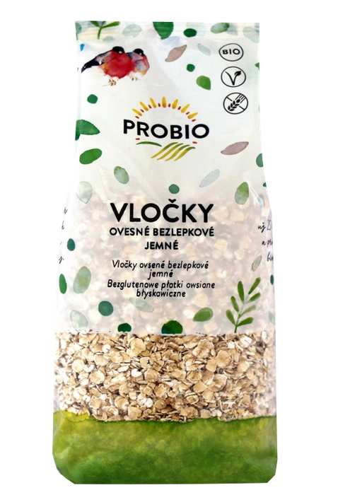 PROBIO Vločky ovesné jemné bezlepkové 500g BIO