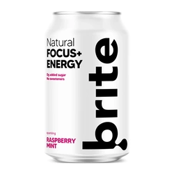 Brite Energetický nápoj malina máta 330 ml