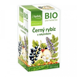 Apotheke BIO Čaj Černý rybíz s rakytníkem 20x1,5g