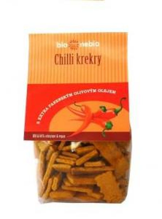 bio*nebio Chilli krekry s olivovým olejem 130 g BIO