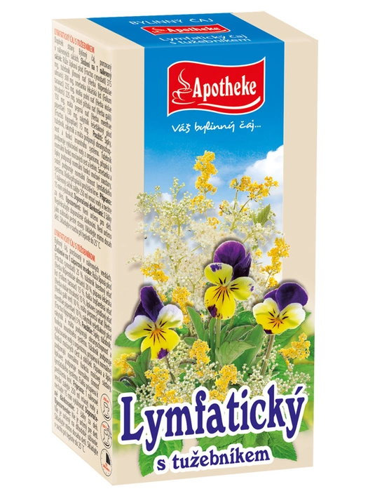 Apotheke Lymfatický čaj s tužebníkem 20 x 1,5 g