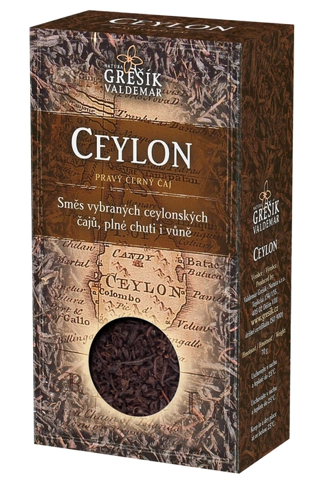 Grešík Čaje 4 světadílů černý čaj Ceylon 70 g