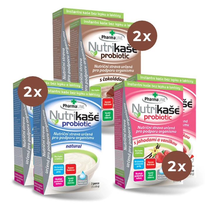 Mogador Nutrikaše mix příchutí 6x180g