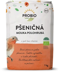 PROBIO Mouka pšeničná polohrubá 1 kg BIO