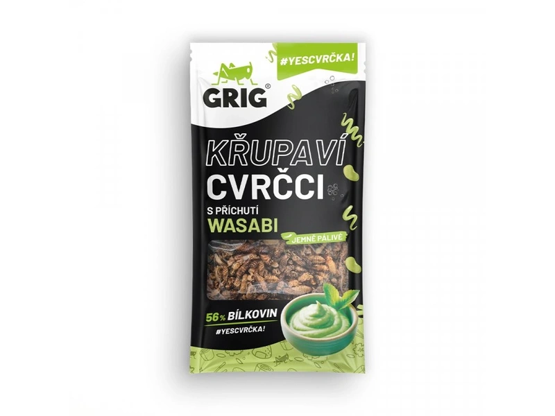 Grig Křupaví cvrčci - wasabi 13 g