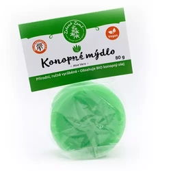 Zelená země Konopné mýdlo - aloe vera 80 g