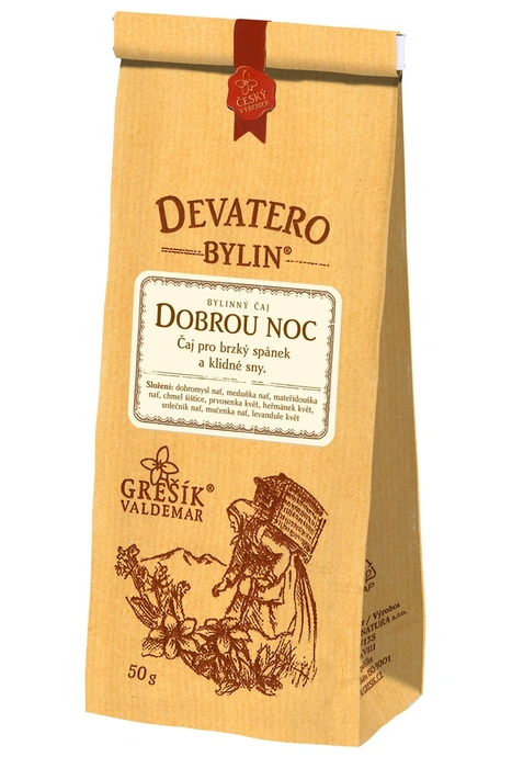 Grešík Devatero bylin Čaj Dobrou noc 50g