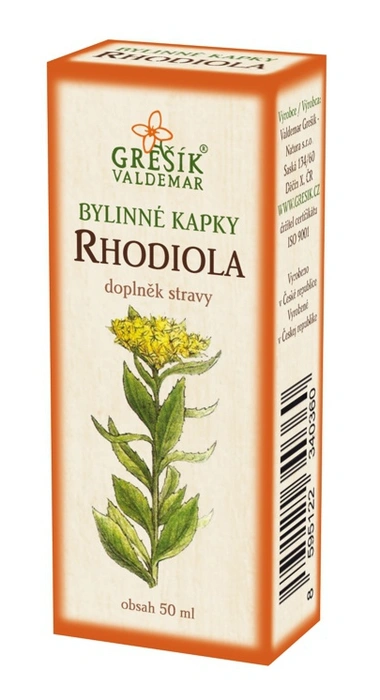 Grešík Bylinné kapky Rhodiola (rozchodnice) 50ml