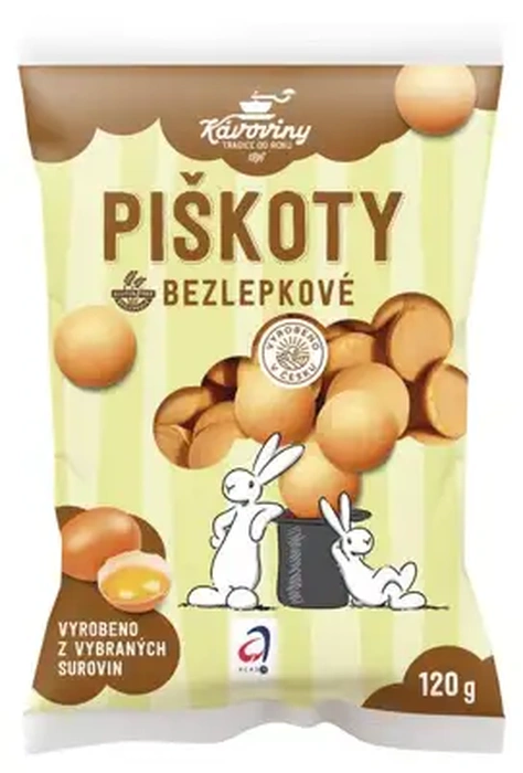 Kávoviny Bezlepkové piškoty 120g