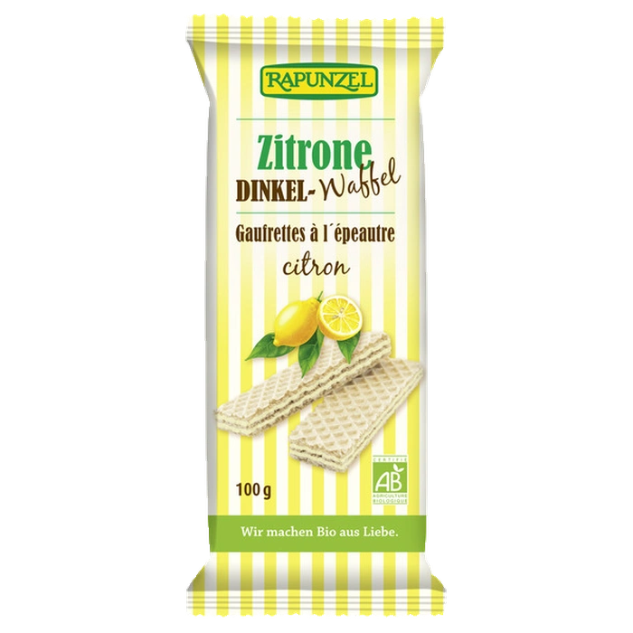 Rapunzel Oplatky špaldové citronové 100 g BIO