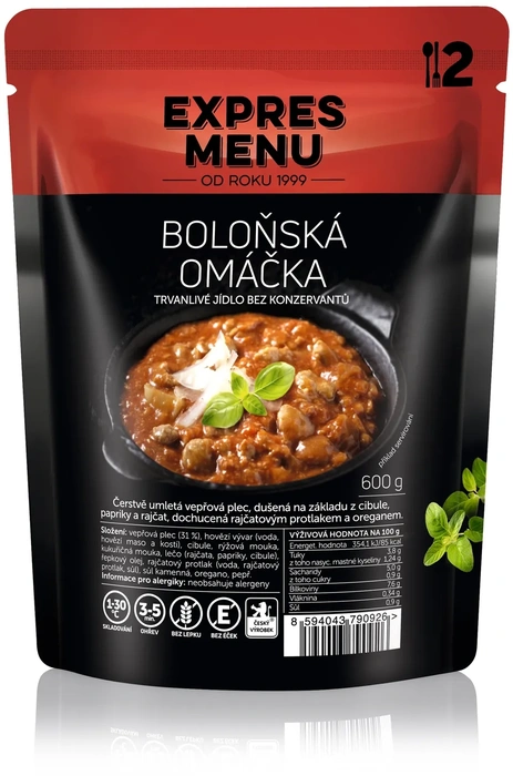 Expres Menu Boloňská omáčka (směs na špagety) 600 g