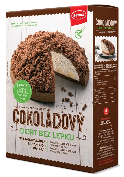 Semix Směs na čokoládový dort bez lepku 430g