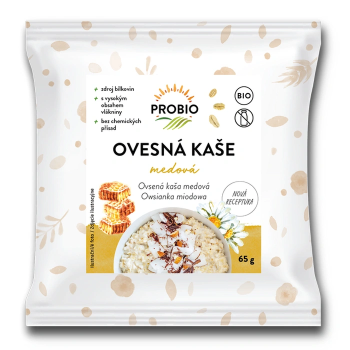 PROBIO Kaše ovesná medová 65 g BIO