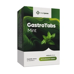 medipron GastroTabs Mint 40 žvýkacích tablet