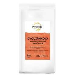 PROBIO Mouka dvouzrnková celozrnná jemně mletá 500g BIO