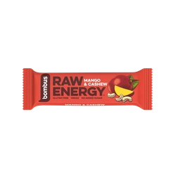 Bombus Raw Energy tyčinka mango a kešu 50 g