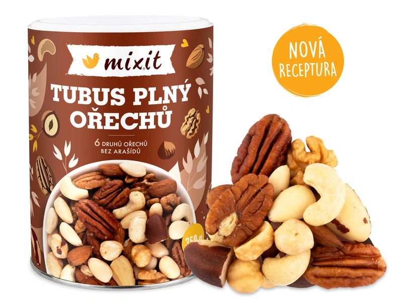 Mixit Tubus plný ořechů 350 g