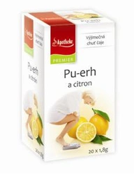 Apotheke Pu-erh a citron čaj 20 x 1,8 g