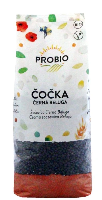 PROBIO Čočka černá Beluga 500g Bio