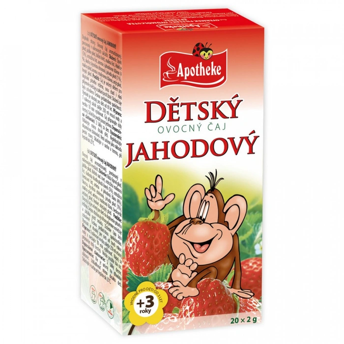 Apotheke Dětský čaj Jahodový 20x2g