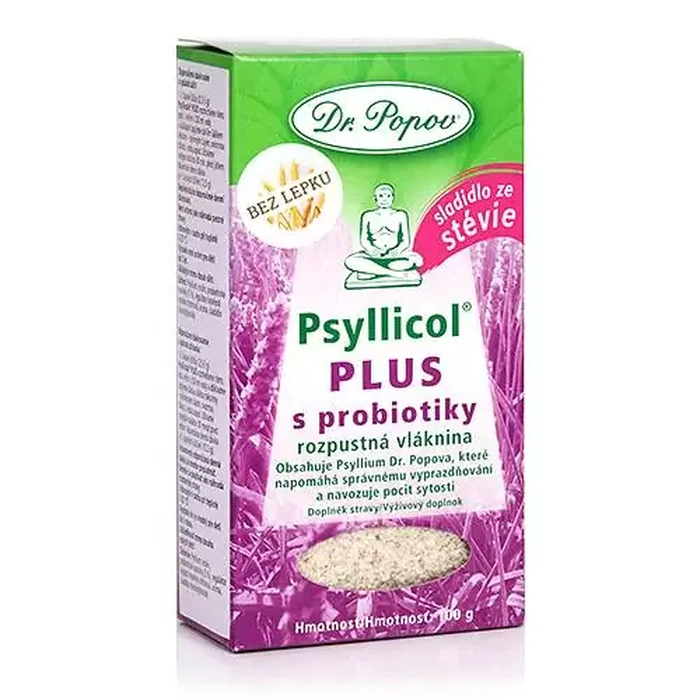 Dr. Popov Psyllicol® PLUS s probiotiky 100 g