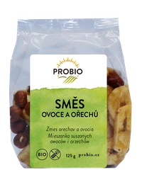 PROBIO Směs sušeného ovoce a ořechů 125g BIO